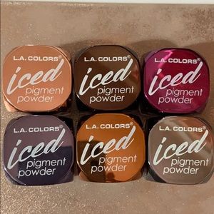 L.A. Colors Pigment Powders in 6 diferent shades